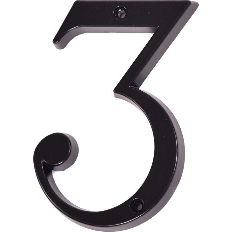 Číslo " 3 " čierne 100mm Číslo " 3 " čierne 100mm