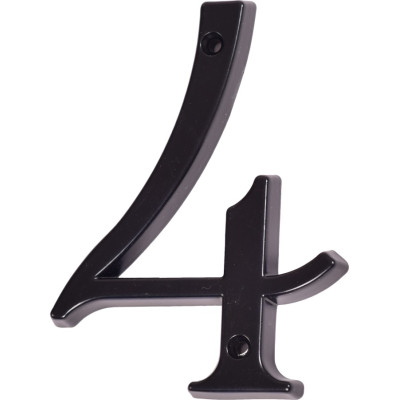 Číslo " 4 " čierne 100mm Číslo " 4 " čierne 100mm