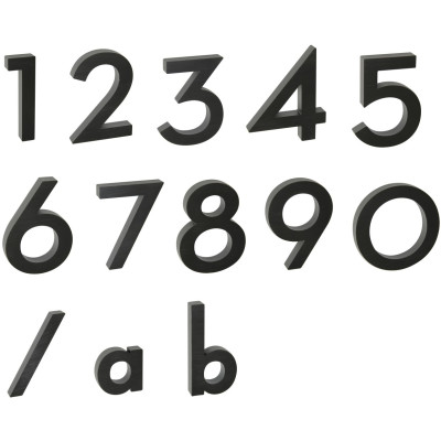 Číslo " 3 " 3D čierne 100m Číslo " 3 " 3D čierne 100m