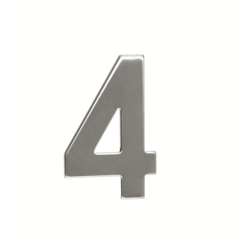Číslica "4" 95mm nerez Číslica "4" 95mm nerez
