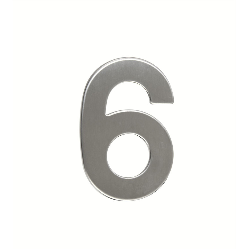 Číslica "6" 95mm nerez Číslica "6" 95mm nerez
