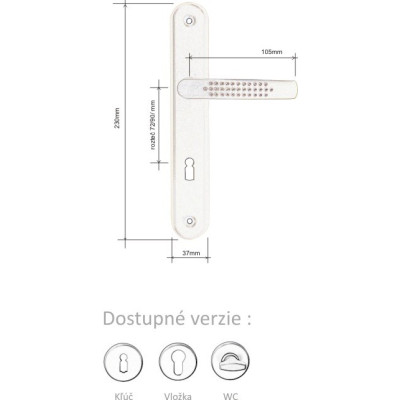 SANDRA kľučka na dvere SANDRA kľučka na dvere