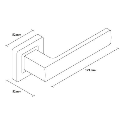 TREND rozetové kovanie grafit ZBRZG TREND rozetové kovanie grafit ZBRZG