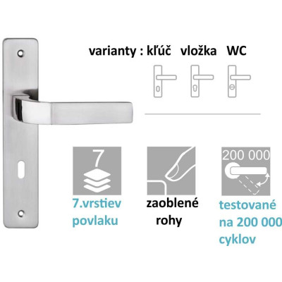 PRIMA kľučka satén PRIMA kľučka satén