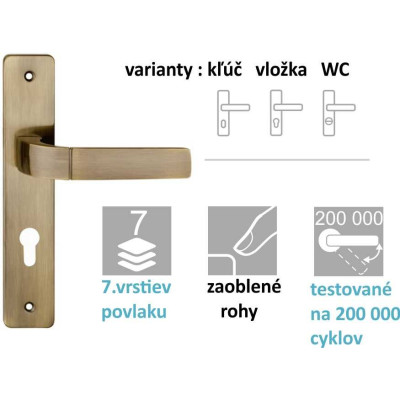 PRIMA kľučka bronz PRIMA kľučka bronz