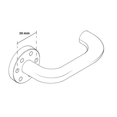 JOVI O kľučka + guľa nerez JOVI O kľučka + guľa nerez