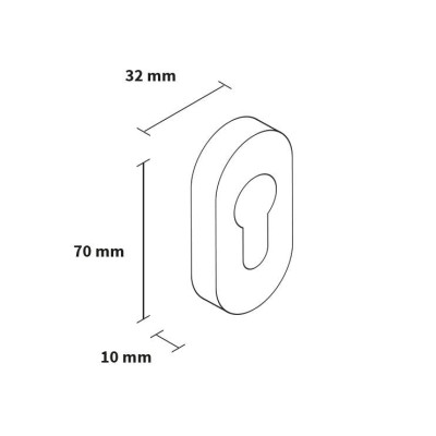 Štít nerez / pár Štít nerez / pár