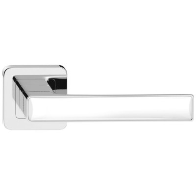 DECO kľučka chróm + dekor biely lesklý DCMBIB DECO kľučka chróm + dekor biely lesklý DCMBIB