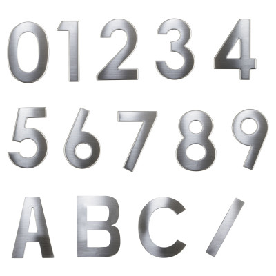 Číslica "4" 75mm nerez Číslica "4" 75mm nerez