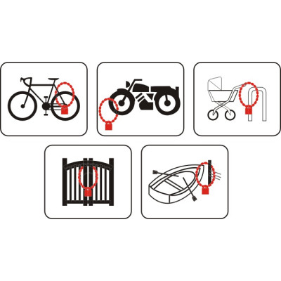 Bezpečnostná reťaz Ø 8mm x 1000mm Bezpečnostná reťaz Ø 8mm x 1000mm