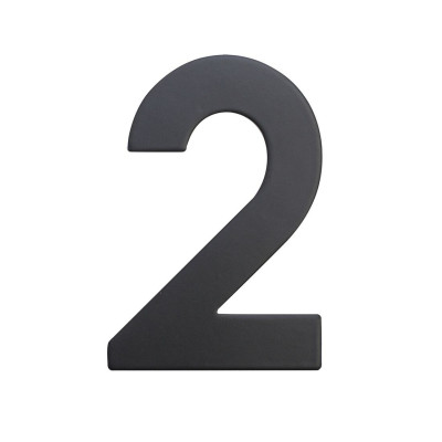 RN.75L číslo "2" 75 mm čierné matné RN.75L číslo "2" 75 mm čierné matné