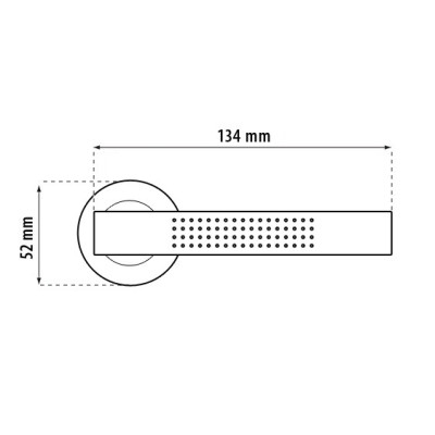 ASTRA O rozetové kovanie nikel katráčovaný ASTRA O rozetové kovanie nikel katráčovaný