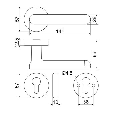 Smart Touch Handle H.03 kľučka na dvere