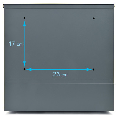 VEVE poštová schránka antracit