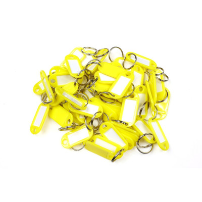 Plastová visačka jednostranná / sada 50ks žltá / RJ.48.ZLU.50KS Plastová visačka jednostranná / sada 50ks žltá / RJ.48.ZLU.50KS