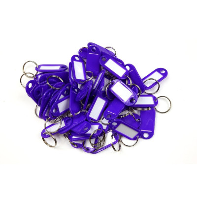 Plastová visačka jednostranná / sada 50ks fialová / RJ.48.FIA.50KS Plastová visačka jednostranná / sada 50ks fialová / RJ.48.FIA.50KS