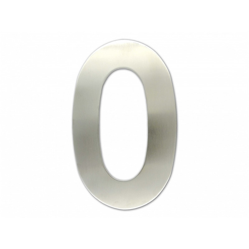 Číslica "0" fasádna 200mm NEREZ S Číslica "0" fasádna 200mm NEREZ S