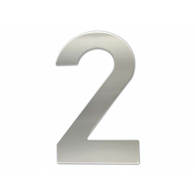 Číslica "2" fasádna 200mm NEREZ S Číslica "2" fasádna 200mm NEREZ S