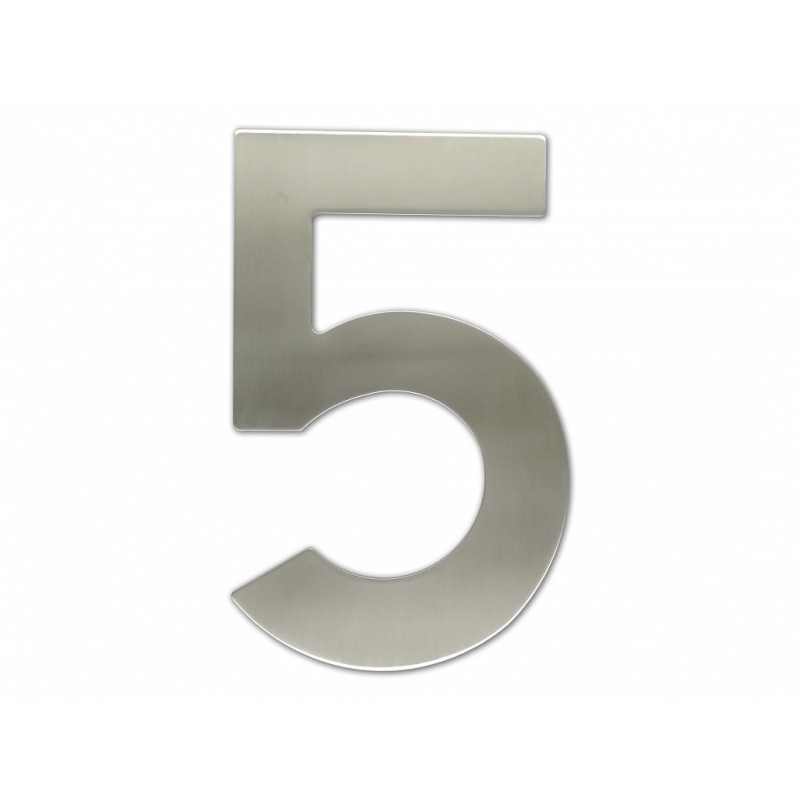 Číslica "5" fasádna 200mm NEREZ S Číslica "5" fasádna 200mm NEREZ S