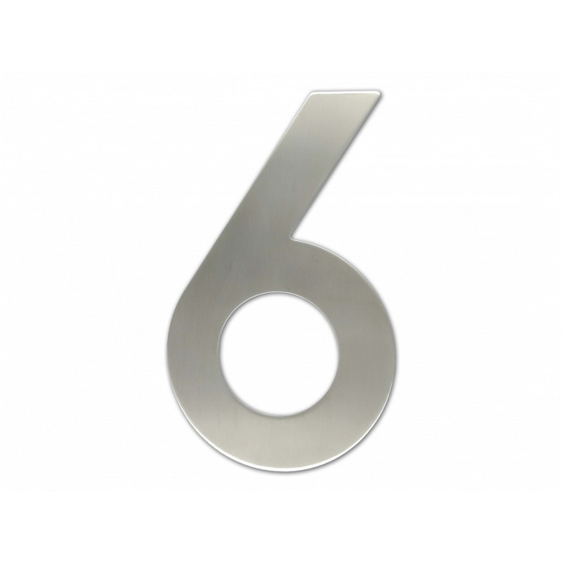 Číslica "6" fasádna 200mm NEREZ S Číslica "6" fasádna 200mm NEREZ S