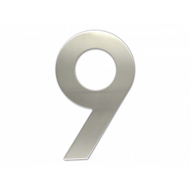 Číslica "9" fasádna 200mm NEREZ S Číslica "9" fasádna 200mm NEREZ S