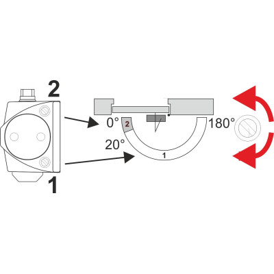 DS100 zatvárač na dvere DECENTIS biely DS100 zatvárač na dvere DECENTIS biely