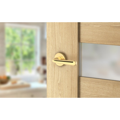 LAURA C Classic kľučka mosadz ZLAOCLMB