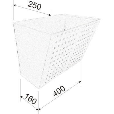 kôš novinový V kôš novinový V