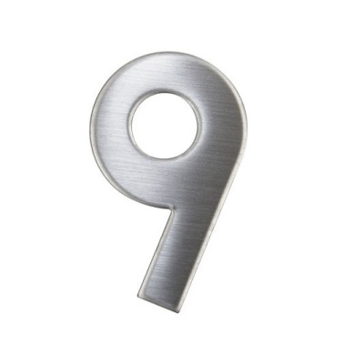 Číslica "9" 75mm nerez Číslica "9" 75mm nerez