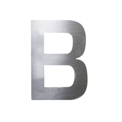 Písmeno "B" 75mm nerez Písmeno "B" 75mm nerez
