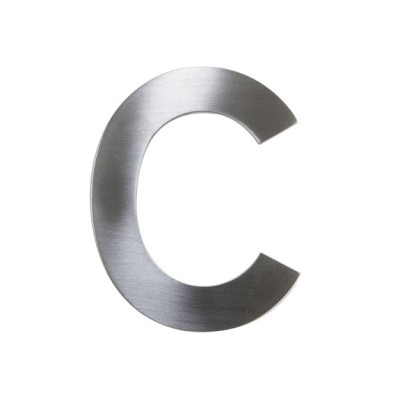 Písmeno "C" 75mm nerez Písmeno "C" 75mm nerez