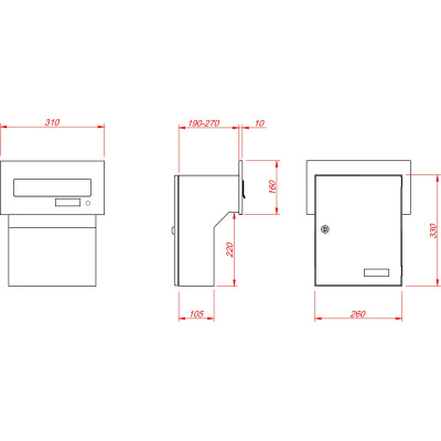 S9 poštová schránka